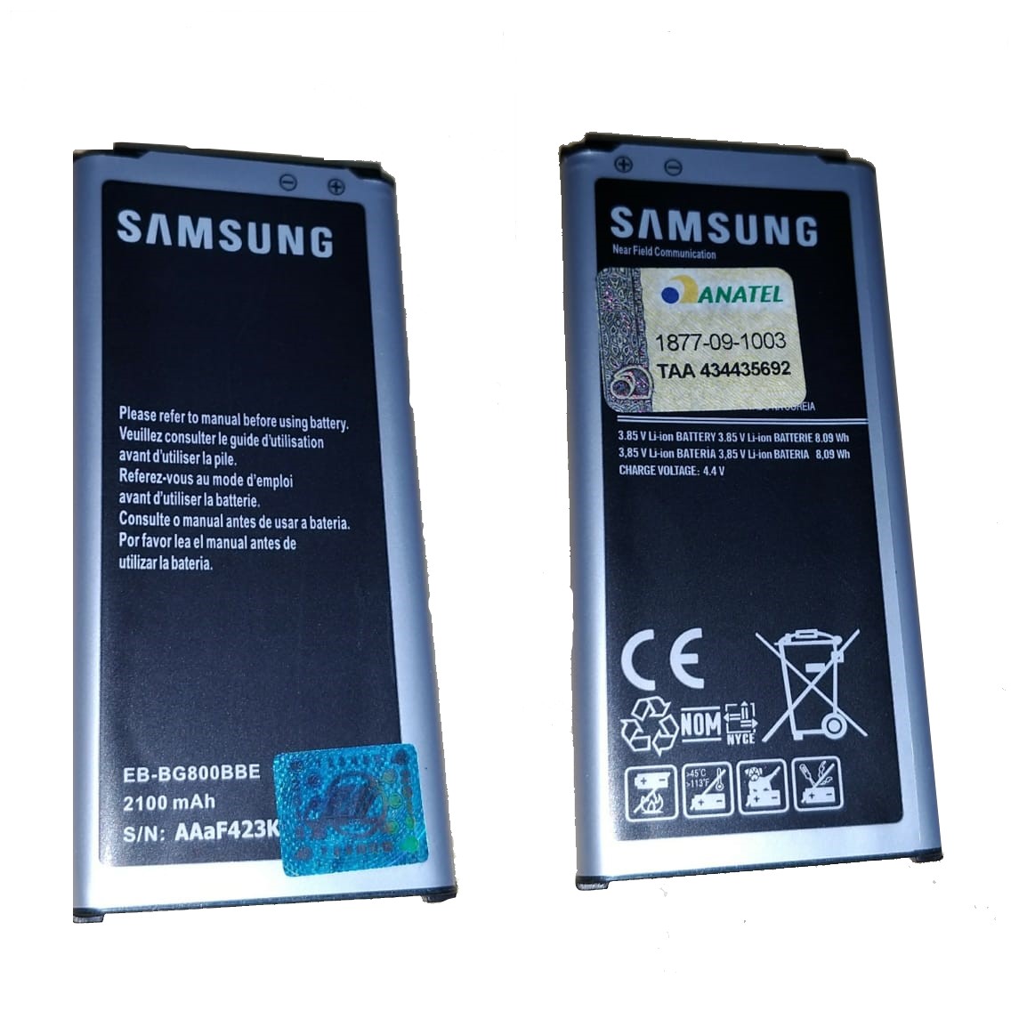  - Baterias - SAMSUNG    Cod. BATERIA NOTE EDGE EB-BG800BBE